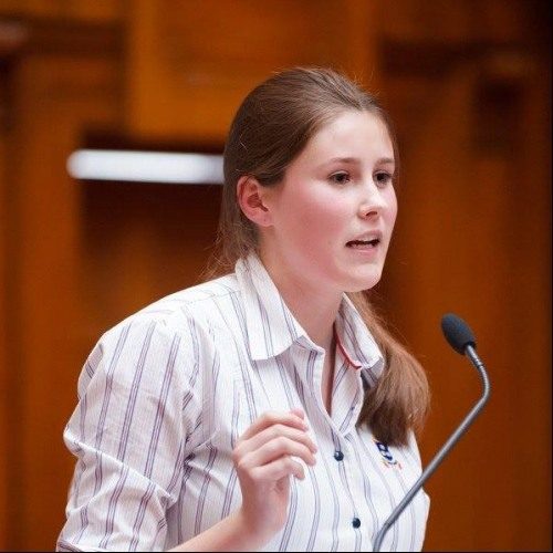 Congratulations to Piper Whitehead – National Debating team