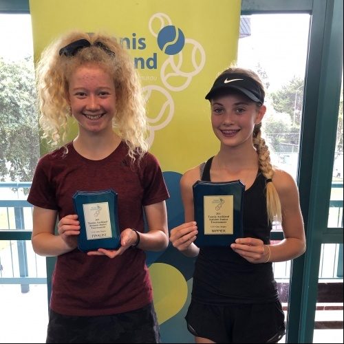 Tennis success at regional junior tournaments