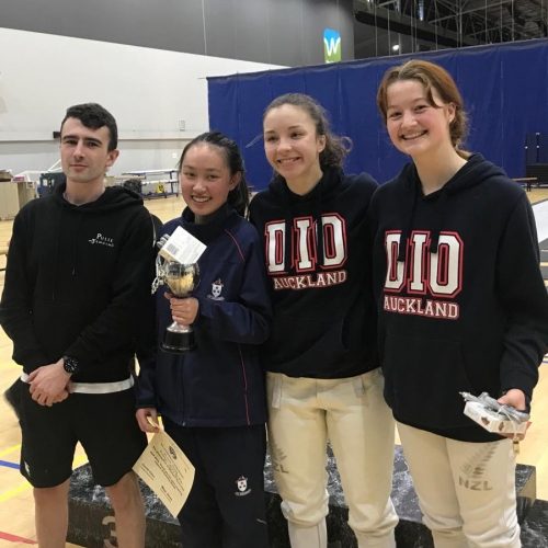 Dio fencers compete in secondary schools' fencing competition